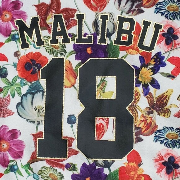 Floral Long Sleeve Top Plus Size Women's 3X Malibu Colorful Forever 21 - Picture 3 of 11